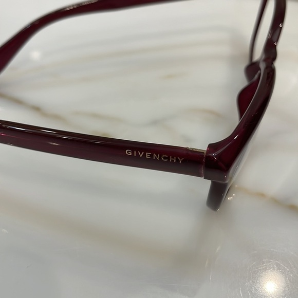 Givenchy Burgundy Color Glasses—RX Or Reading—Beautiful Frames in Excellent Con. - Picture 4 of 12